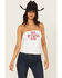 Image #1 - Blended Women's Yee B*cking Haw Tube Top, White, hi-res