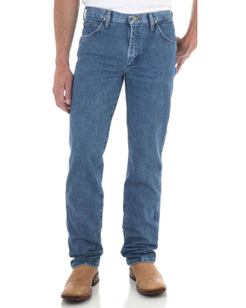 Wrangler Men's Dark Stone Premium Performance Cowboy Cut® Slim Fit Jeans - Straight Leg, Dark Stone, hi-res