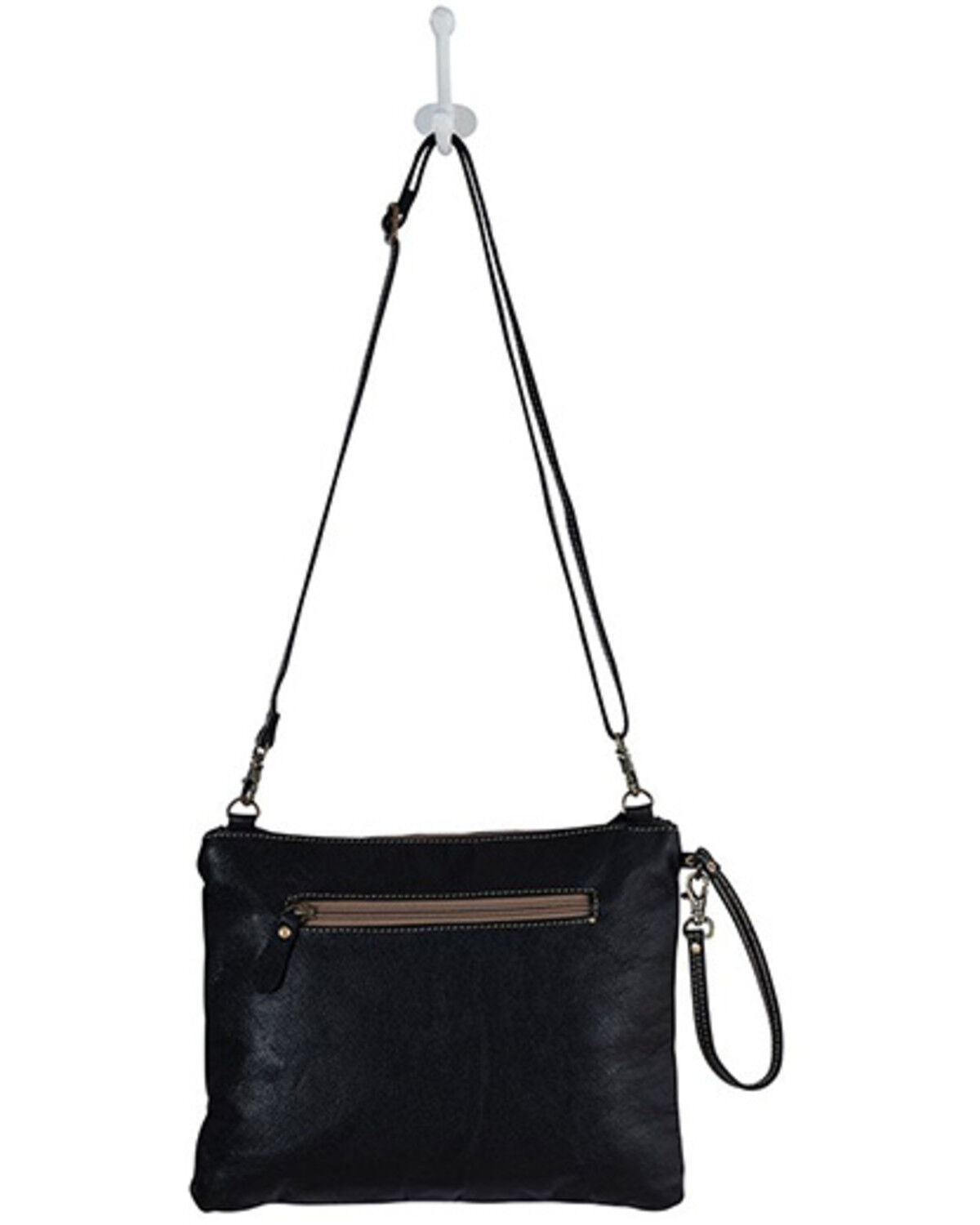 Image #5 - Myra Bag Women's Tyler Ridge Hair-On Leather Crossbody Bag, Multi, hi-res