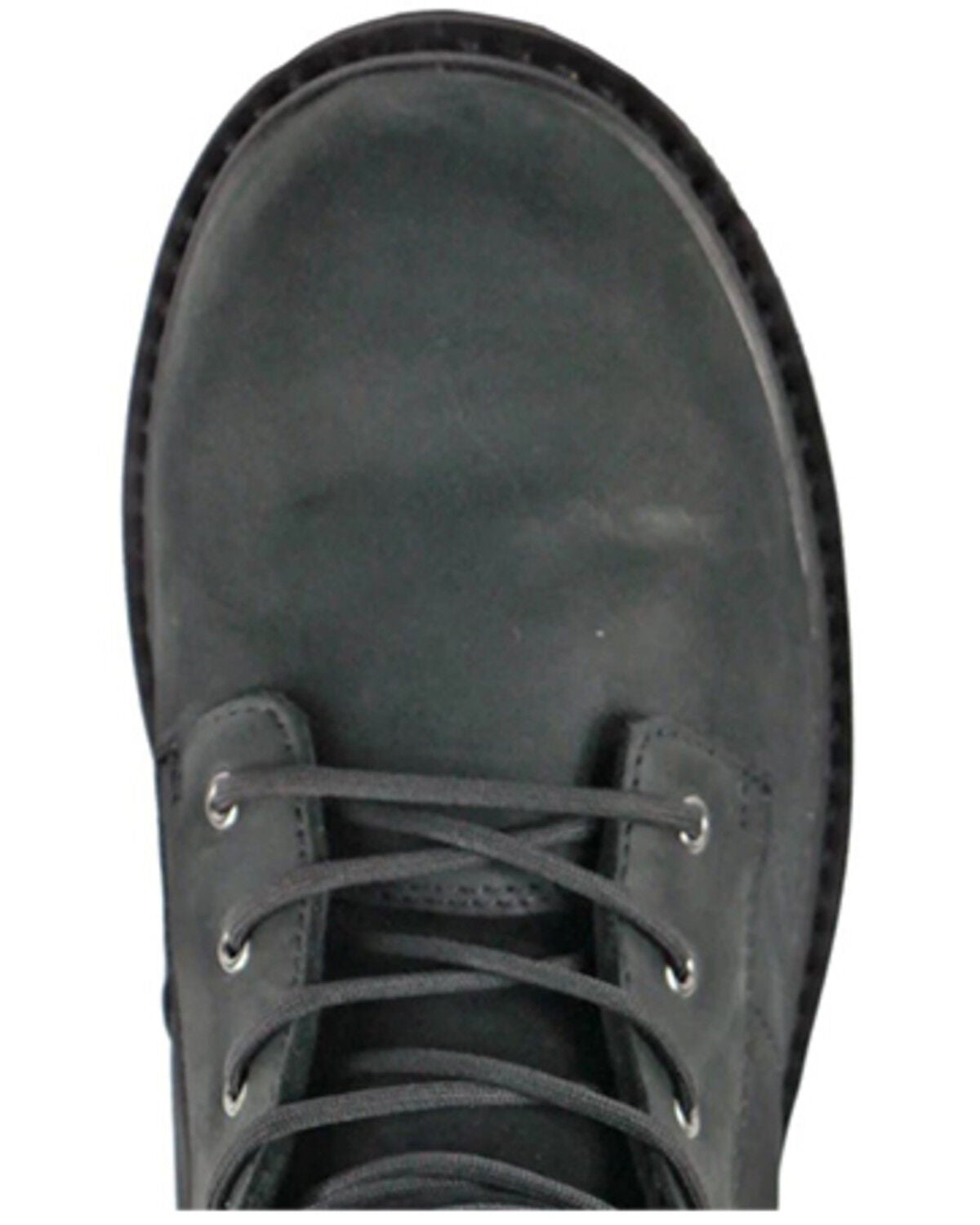 Image #6 - Hoss Men's Carson 6" Lace-Up Work Boots - Composite Toe, Black, hi-res