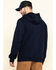 Hawx Men's FR Zip Up Fleece Hooded Work Hoodie , Navy, hi-res