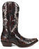 Image #2 - Dan Post Men's Emilio Outlay Western Boots - Snip Toe, Black, hi-res