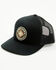 Image #1 - Kimes Ranch Men's Vaughn Rubber Patch Ball Cap, Black, hi-res