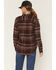 Image #4 - Carhartt Women's TENCEL&trade; Fiber Series Relaxed Fit Plaid Print Long Sleeve Flannel Shirt, Purple, hi-res