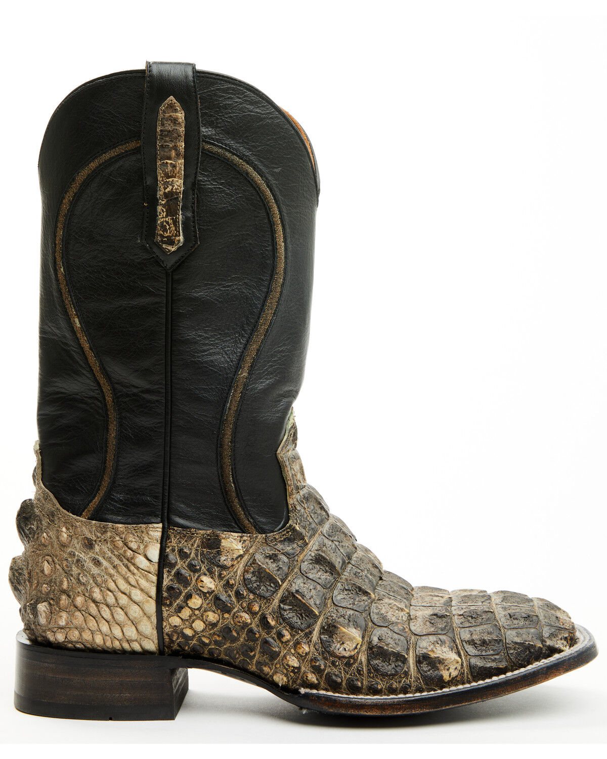 Image #2 - Cody James Black 1978® Men's Tillman Exotic Hornback Alligator Western Boots - Broad Square Toe, , hi-res
