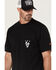 Image #2 - Hawx Men's Scream Embroidered Short Sleeve Graphic T-Shirt, Black, hi-res