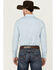 Image #4 - Gibson Men's Gma's Couch Mosaic Medallion Print Long Sleeve Snap Western Shirt , Light Blue, hi-res