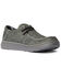 Image #1 - Ariat Men's Canvas Stretch Hilo - Moc Toe , Grey, hi-res