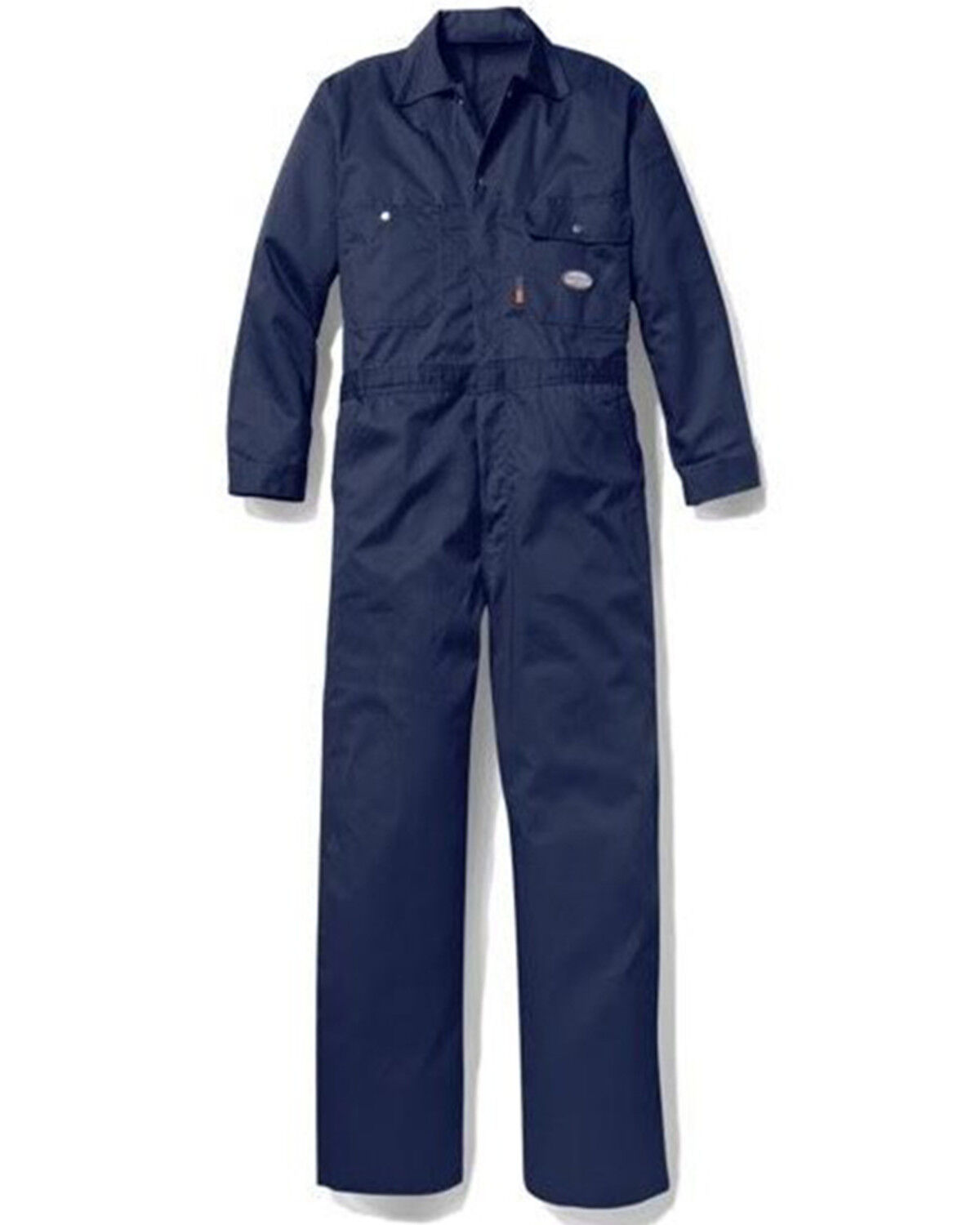 Image #1 - Rasco Men's Navy FR Heavyweight Coveralls - Big, Navy, hi-res