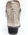 Image #5 - Circle G Women's Silver Cut Out Fashion Booties - Round Toe, Silver, hi-res
