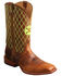 Twisted X Men's HOOey Western Boots - Wide Square Toe, Brown, hi-res
