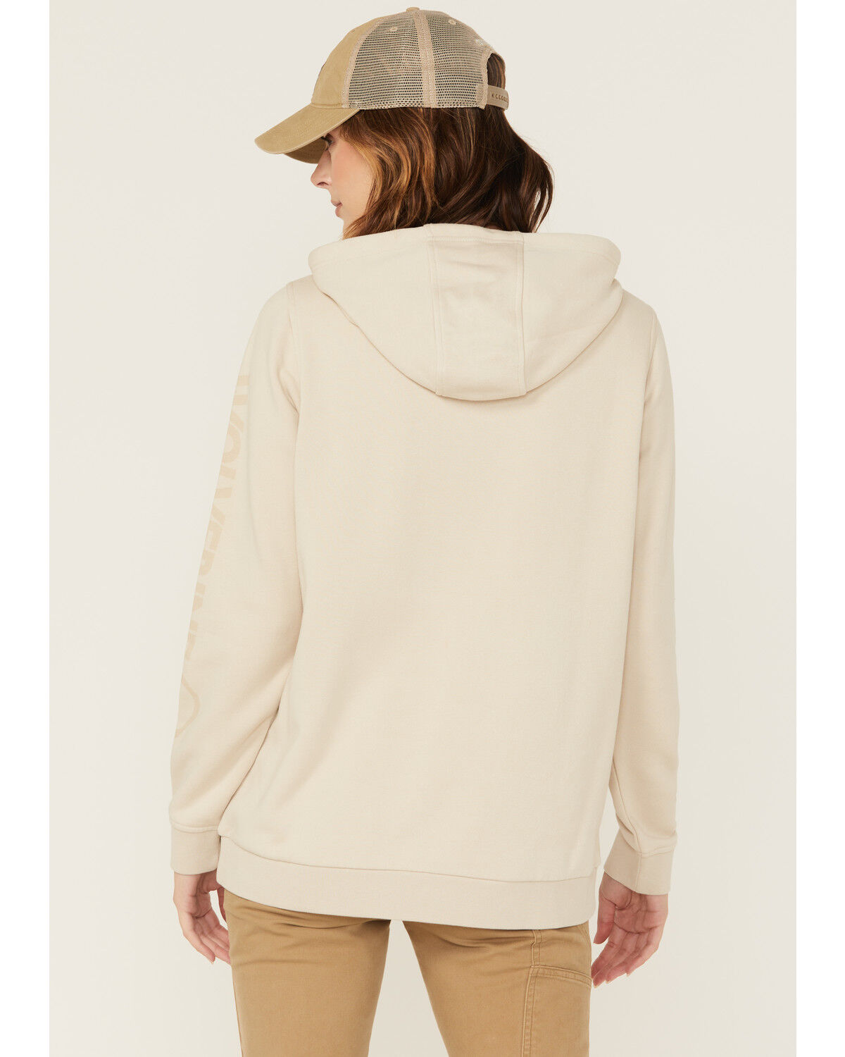 Image #4 - Wolverine Women's Midweight Graphic Hoodie, Stone, hi-res