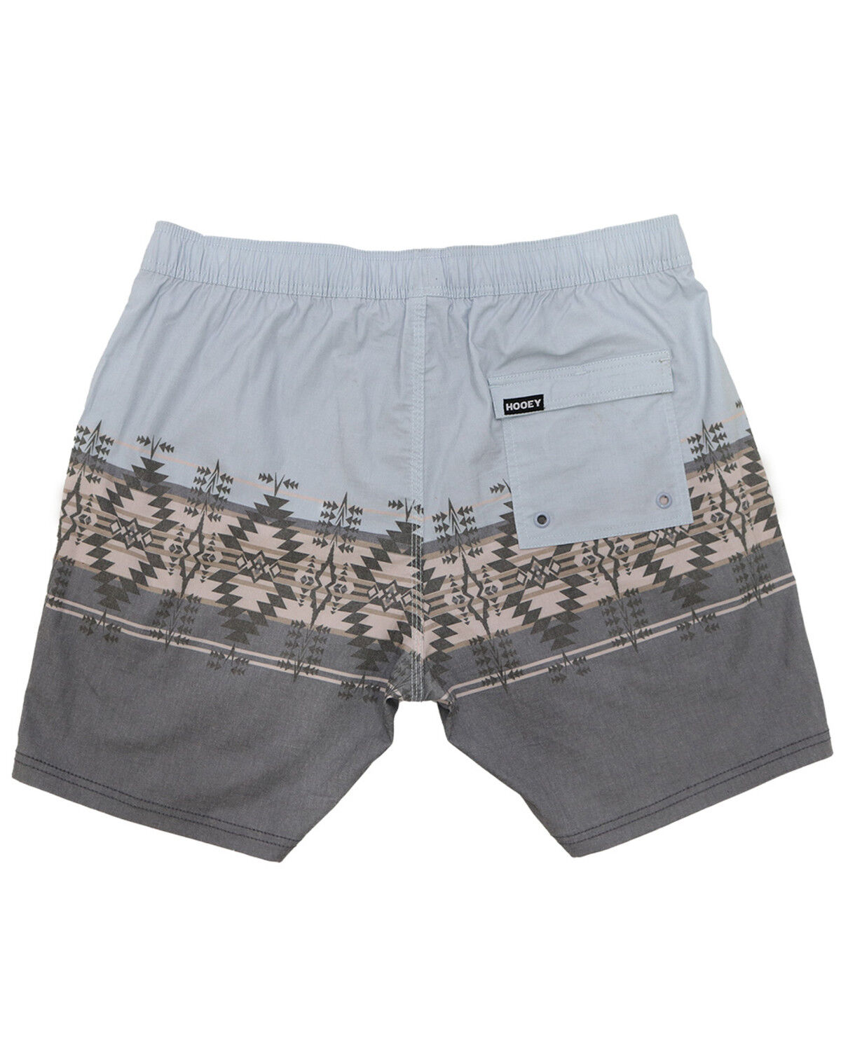 Image #2 - Hooey Boy's Southwestern Print Board Shorts, Grey, hi-res