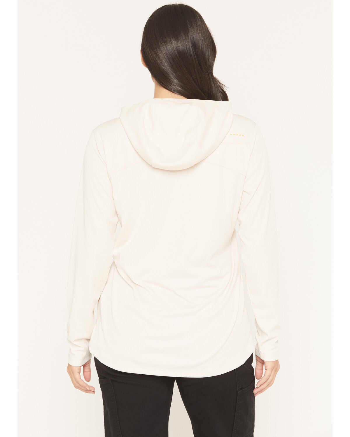 Image #4 - Ariat Women's Rebar Sunblocker Hooded Long Sleeve T-Shirt, Cream, hi-res