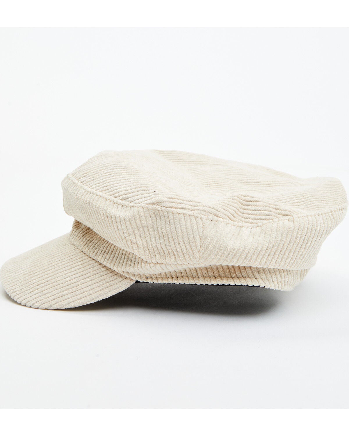 Image #3 - Cleo + Wolf Women's Corduroy Lieutenant's Cap, Cream, hi-res