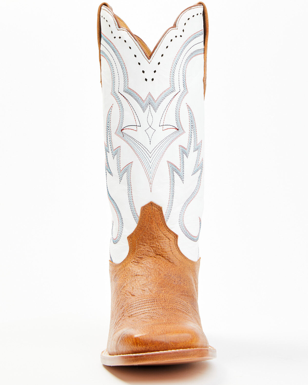 Image #4 - Cody James Men's Tomahawk Western Boots - Broad Square Toe, White, hi-res