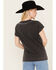 Image #4 - Recycled Karma Women's Coors Burnout Graphic Tee, Black, hi-res