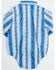 Image #3 - Wrangler Infant Boys' Southwestern Striped Long Sleeve Pearl Snap Onesie, Blue, hi-res
