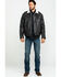 Image #6 - Cripple Creek Men's Concealed Carry Sherpa Lined Leather Jacket, Black, hi-res