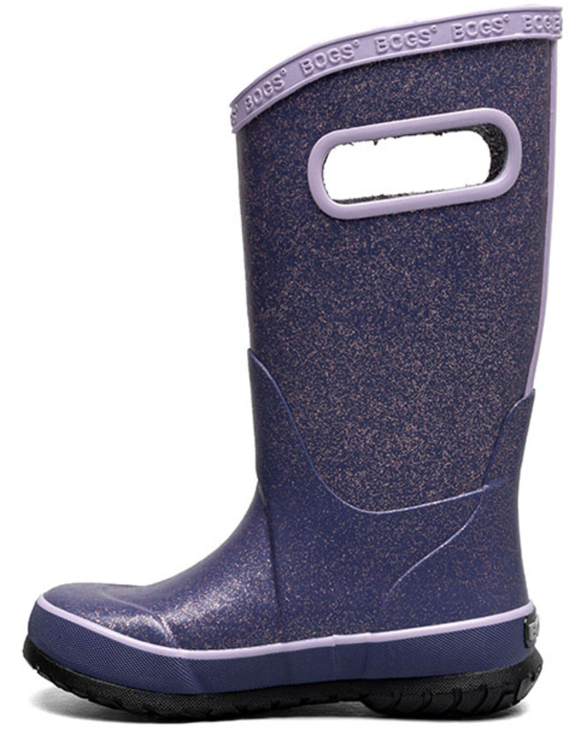 Image #3 - Bogs Girls' Glitter Rainboots, Purple, hi-res