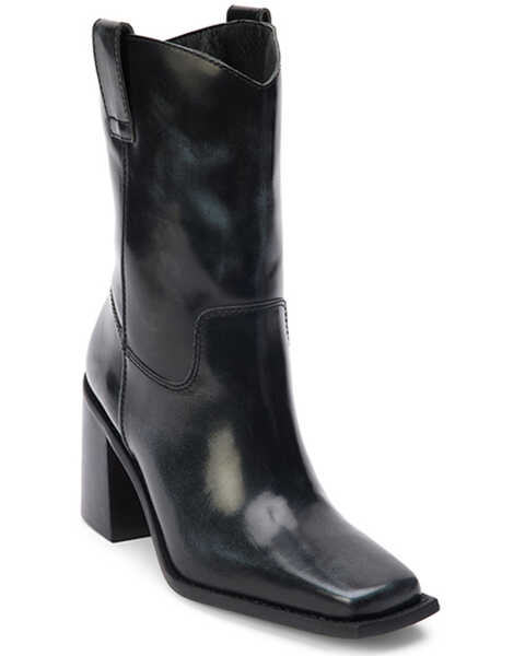 Matisse Women's Dane Mid Calf Boots - Square Toe , Black, hi-res
