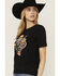Image #2 - Rock & Roll Denim Women's Tequila Rose Short Sleeve Graphic Tee, Black, hi-res