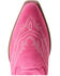 Image #4 - Ariat Girls' Casanova Suede Western Boots - Snip Toe, Pink, hi-res