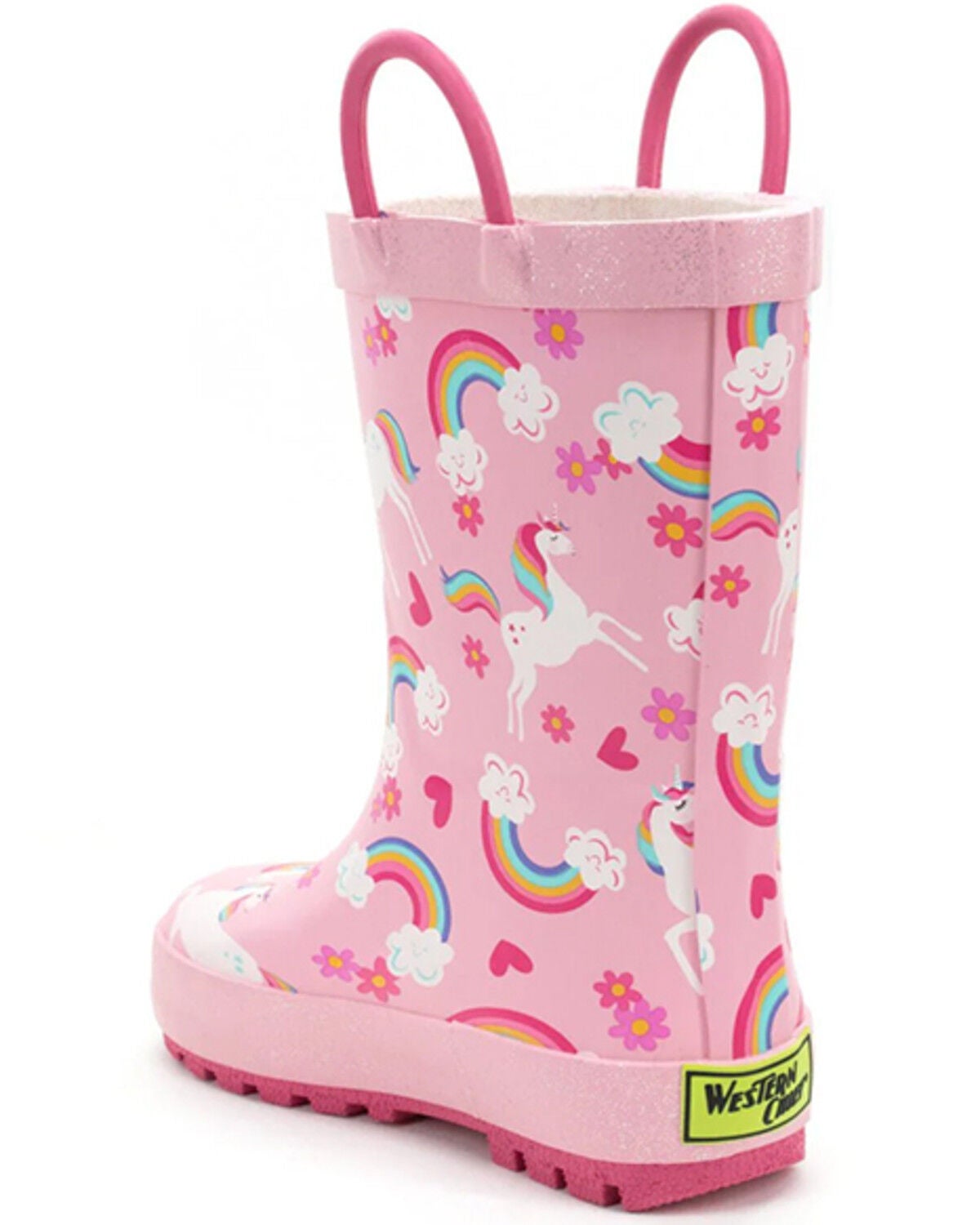 Image #5 - Western Chief Girls' Unicorn Fields Rain Boots - Round Toe, Pink, hi-res