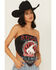 Image #2 - Blended Women's Rodeo Bandana Top, Black, hi-res