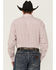 Image #4 - George Strait by Wrangler Men's Geo Print Long Sleeve Button-Down Stretch Western Shirt, White, hi-res