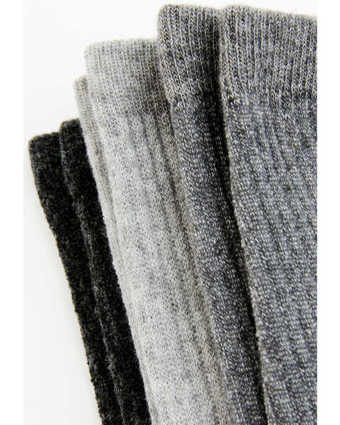 Image #4 - Merrell Men's Crew Socks - 3-Pack, Charcoal, hi-res