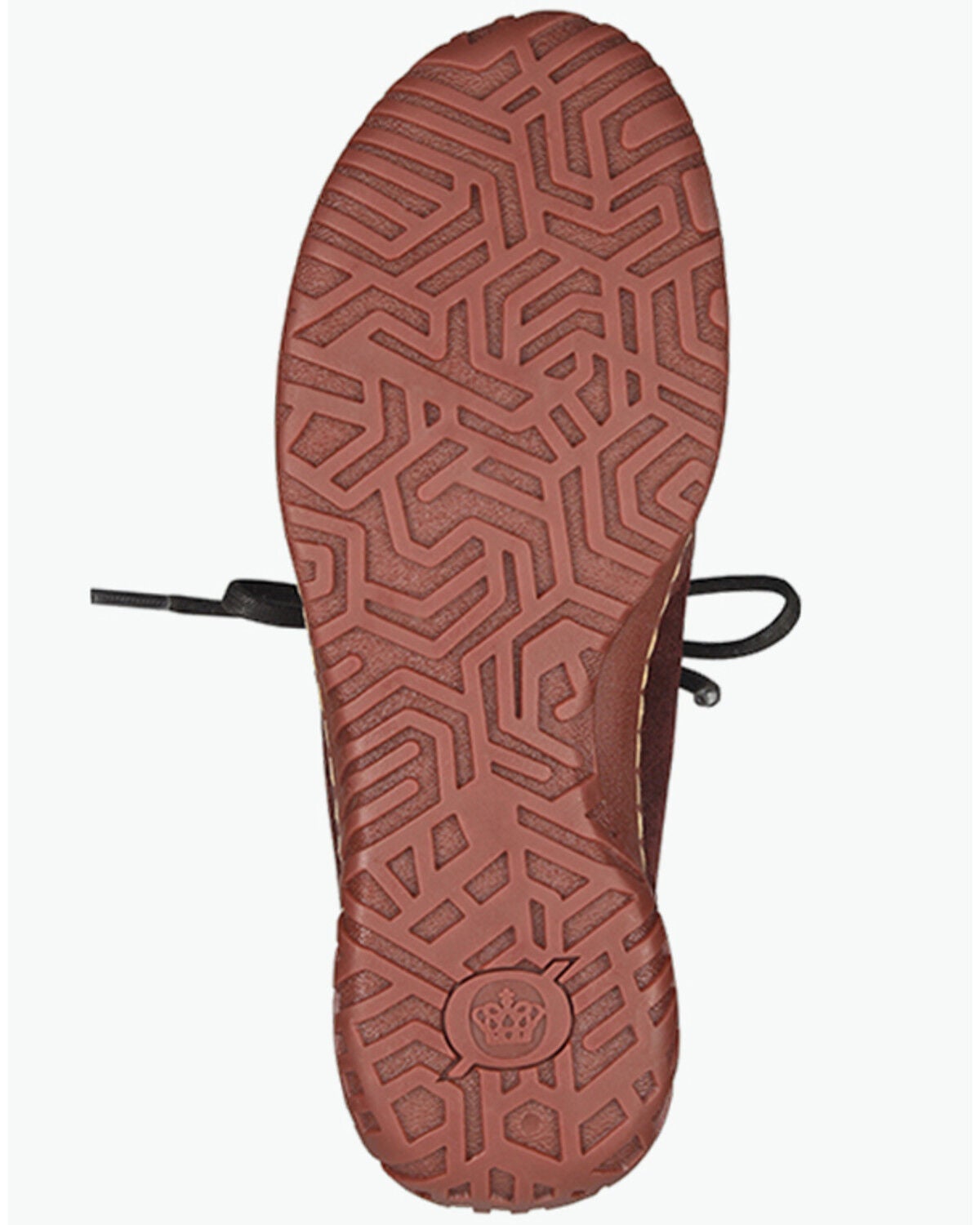 Image #6 - Born Women's Basin Suede Chukka Booties - Moc Toe, Burgundy, hi-res