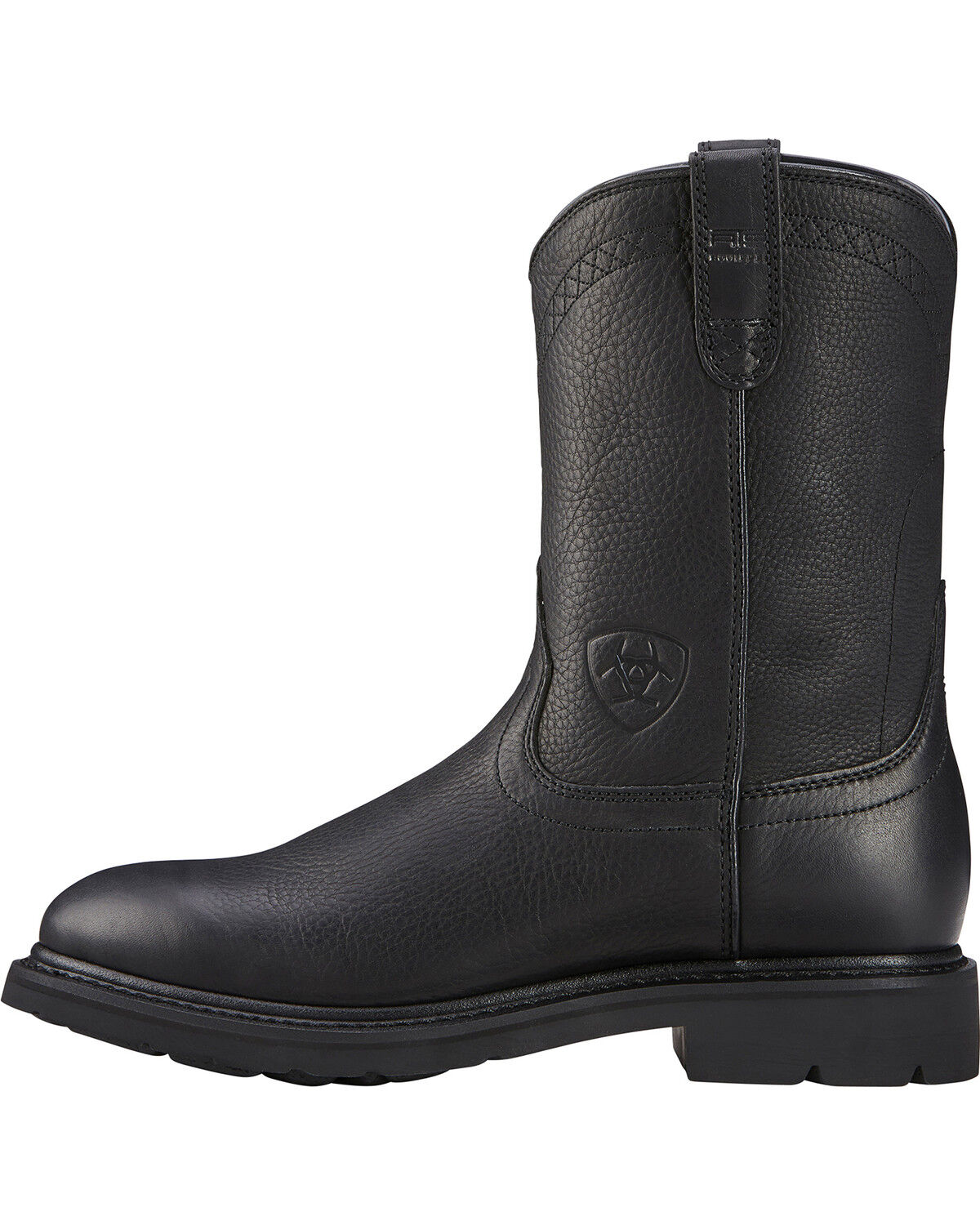 ariat sierra black work boots