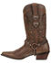 Image #4 - Durango Women's Crush Heart Harness Boots - Snip Toe, Brown, hi-res