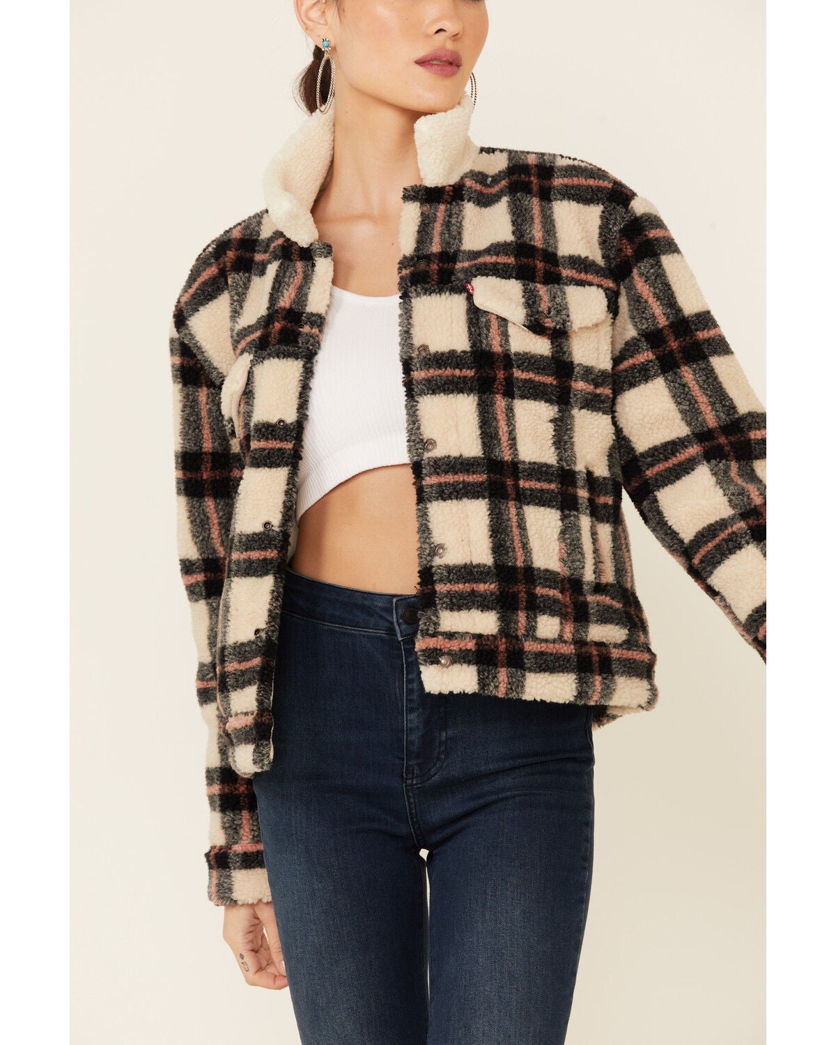 Ex Boyfriend Sherpa Trucker Jacket 