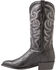 Image #3 - El Dorado Men's Handmade Ostrich Leg Western Boots - Medium Toe, Black, hi-res