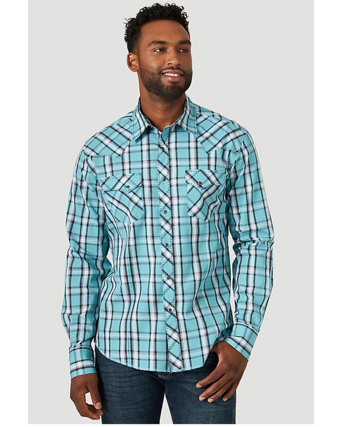 Men's Plaid Long Sleeve Shirts 