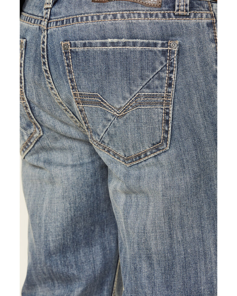 Rock & Roll Denim Men's Vintage Double Barrel Relaxed Straight Jeans , Indigo, hi-res