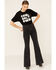 Ali Dee Women's Cowgirl Power Graphic Tee , Black, hi-res