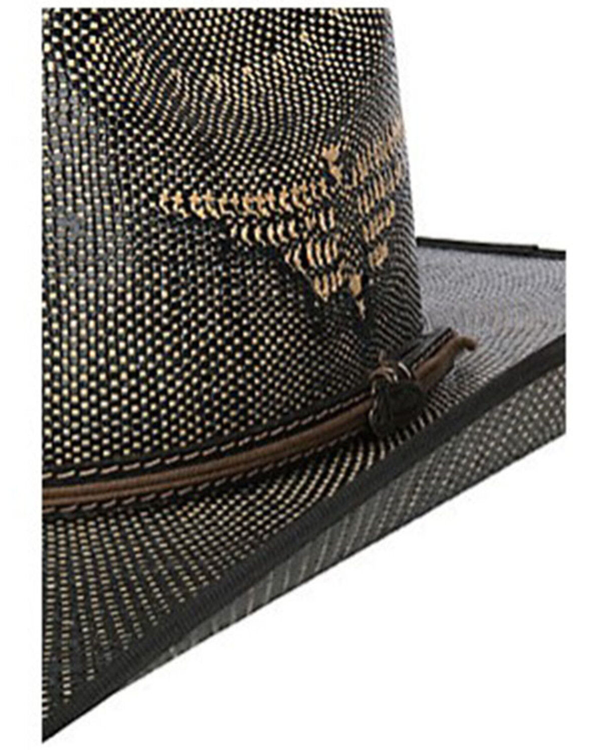 Image #2 - Justin Men's Fenix Bent Rail Midnight Straw Cowboy Hat, , hi-res