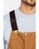 Carhartt Men's Zip-to-Waist Bib Work Overalls , Carhartt Brown, hi-res