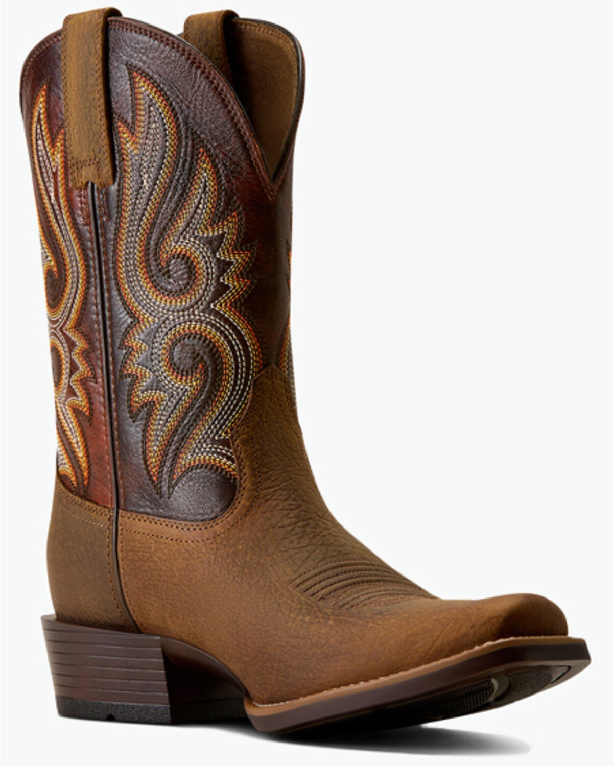 Ariat Men's Stonebrook Performance Western Boots - Square Toe, Brown, hi-res