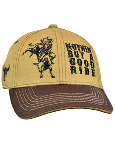 Cowboy Hardware Boys' Camel & Brown Good Time Embroidered Ball Cap , Tan, hi-res