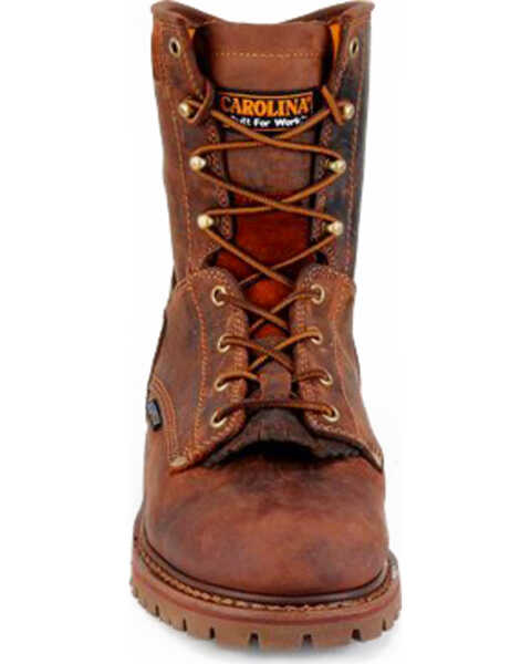 Image #4 - Carolina Men's Waterproof Work Boots - Composite Toe, Brown, hi-res