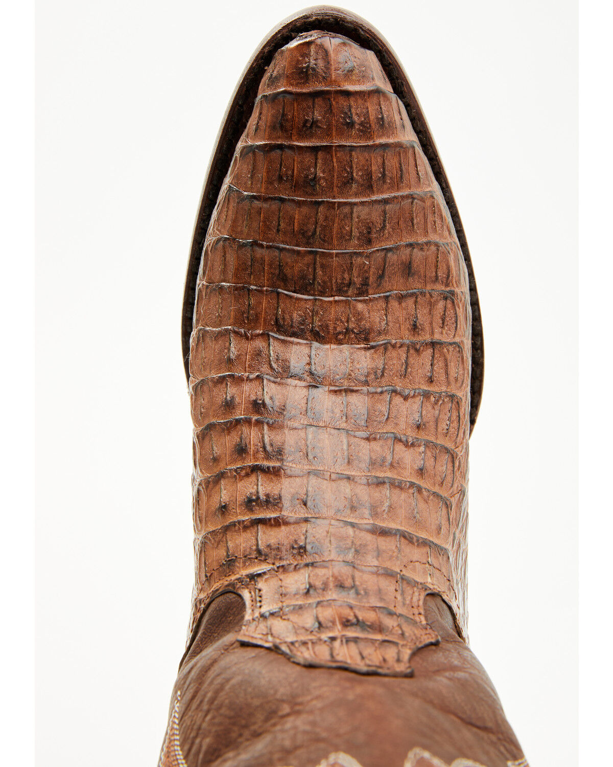 Image #6 - Shyanne Women's Aurelia Exotic Caiman Western Boots - Round Toe, Brown, hi-res