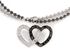 Montana Silversmiths Double Heart Necklace, Silver, hi-res