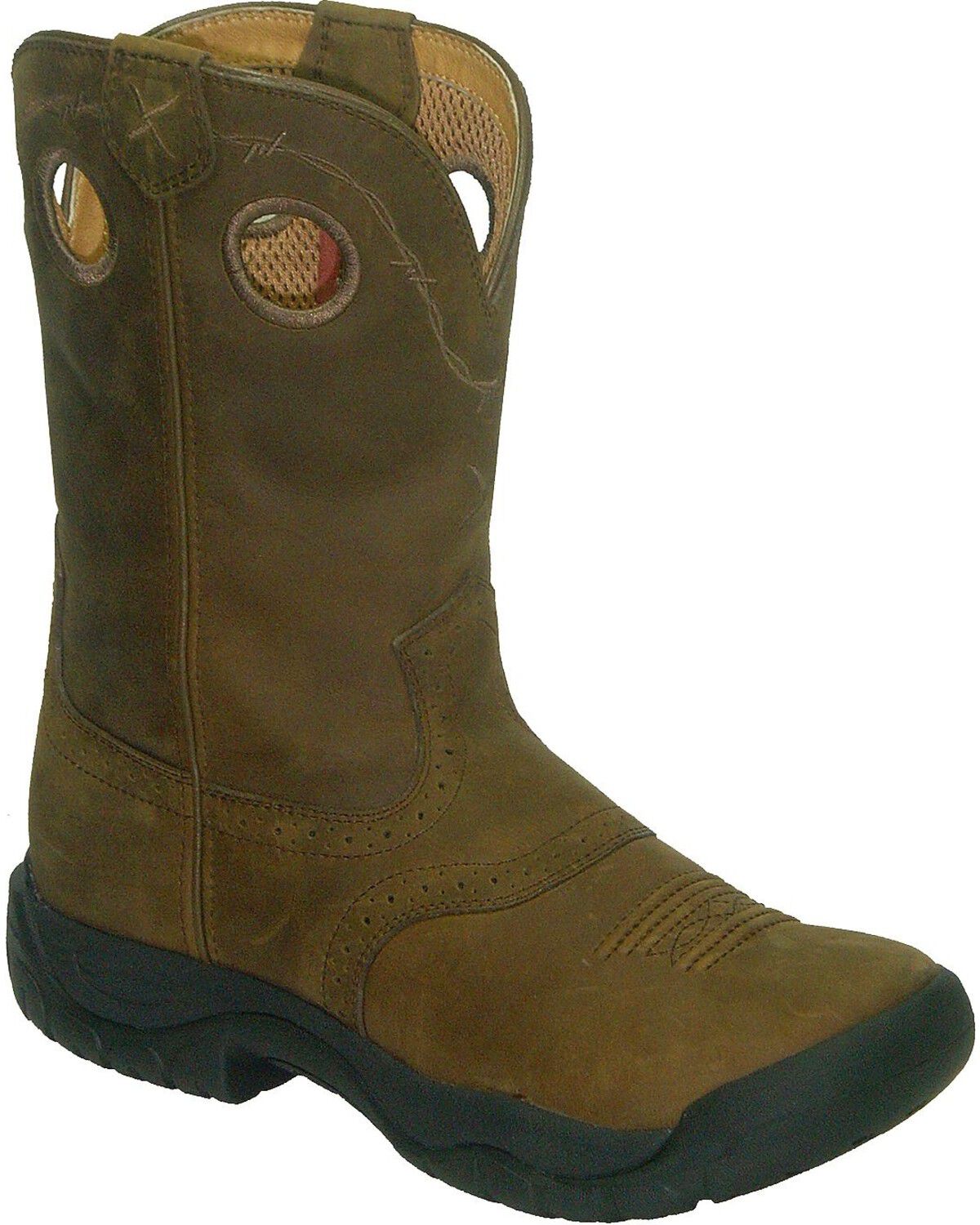 Image #1 - Twisted X All Around Work Boots - Soft Toe, Brown, hi-res