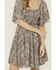Image #3 - Wrangler Retro Women's Flutter Sleeve Mini Dress, Grey, hi-res