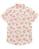 Image #2 - Wrangler Girls' Floral Print Short Sleeve Snap Western Shirt, White, hi-res