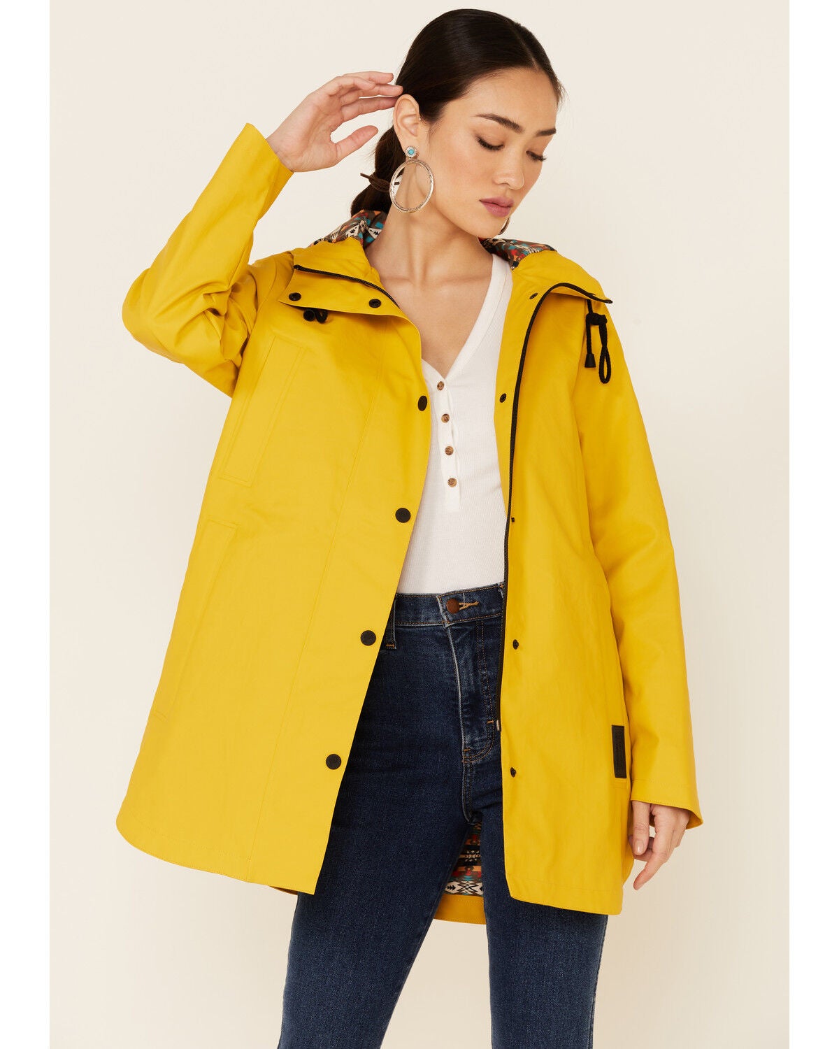 Image #1 - Pendleton Women's Misty Falls Hooded Waterproof Rain Jacket , , hi-res